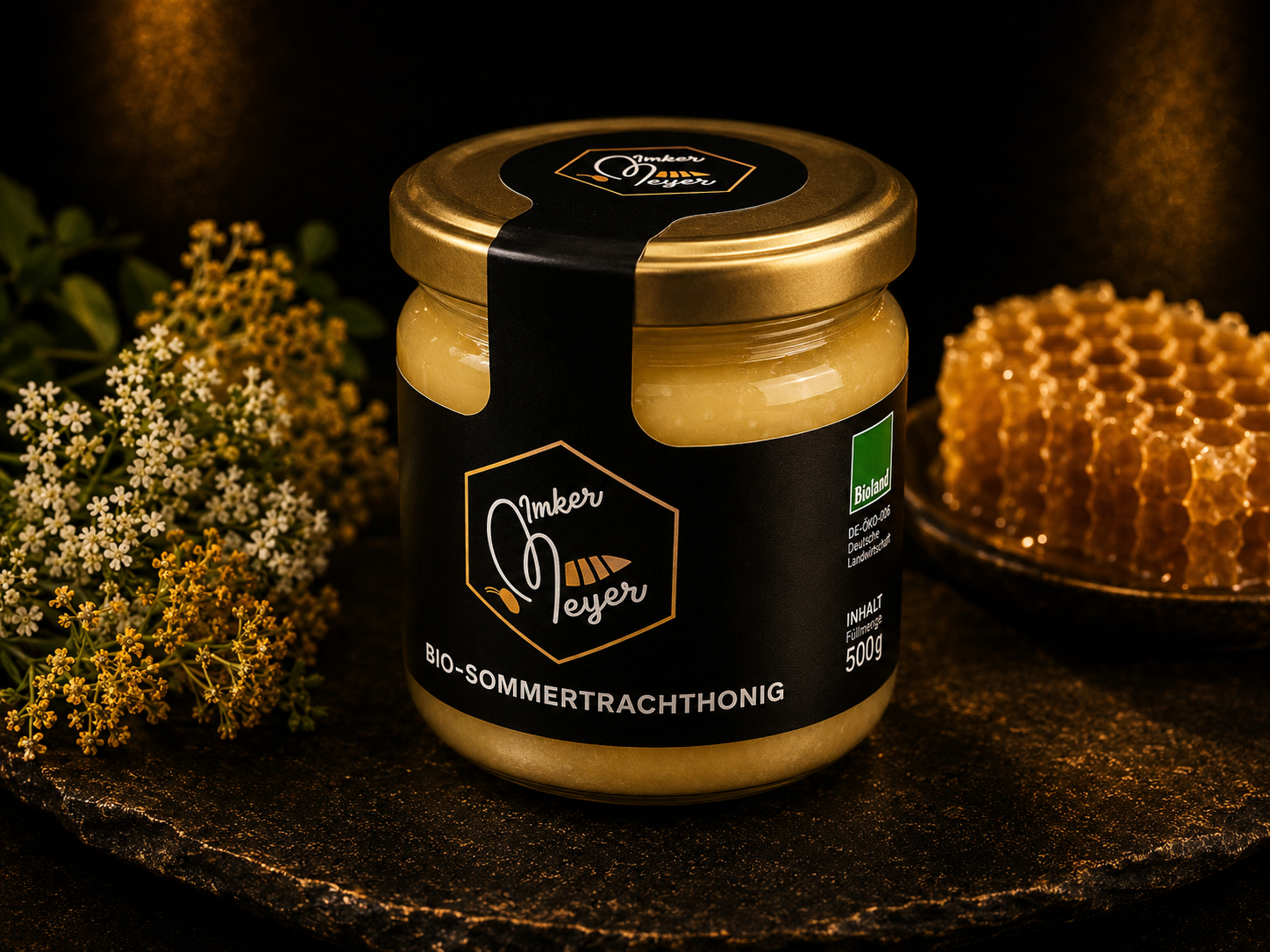 Bio-Sommertrachthonig 500g – Imker Meyer